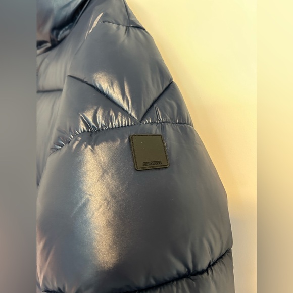 INDICODE Webster Puffer Jacket, Navy - Picture 6 of 10